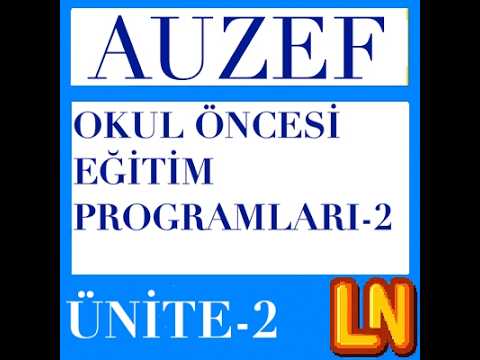 Video thumbnail for Okul Öncesi Eğitim Programları 2