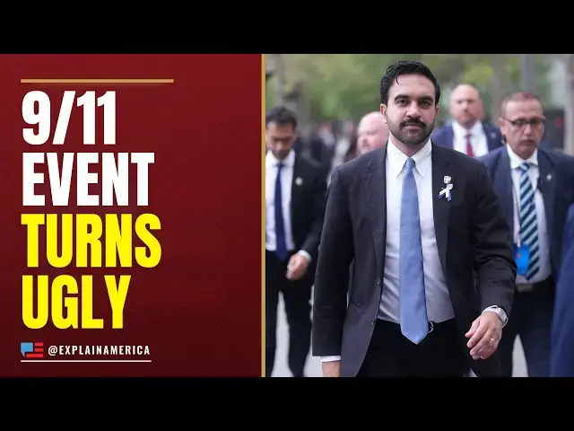 Video thumbnail for Zohran Mamdani Does the Unthinkable During 911 Tribute Ceremony