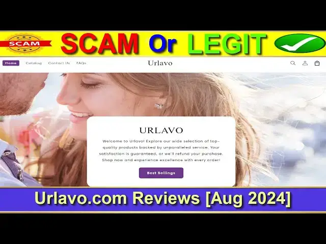 Video thumbnail for Urlavo Reviews (Aug 2024) - Is Urlavo.Com A Scam Or Legit Site? Find Out! | Product Review