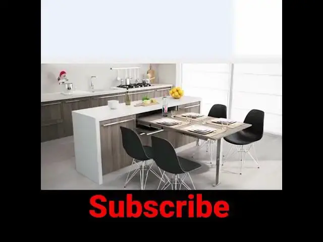 Video thumbnail for Dining table small space furniture