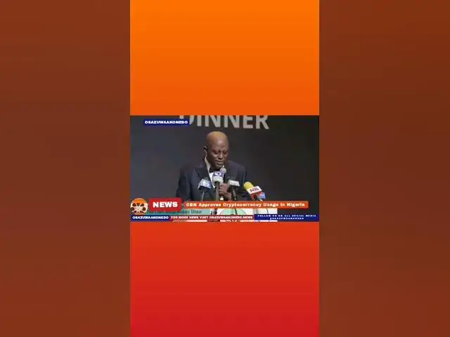 'Video thumbnail for CBN Approves Cryptocurrency Usage In Nigeria ~ OsazuwaAkonedo'