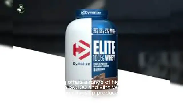 Video thumbnail for Dymatize (ISO100, Elite Whey)