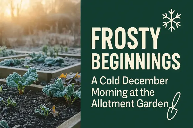 'Video thumbnail for Frosty Beginnings: A Cold December Morning at the Allotment Garden'