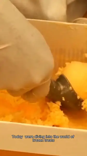 'Video thumbnail for Orange ice cream '