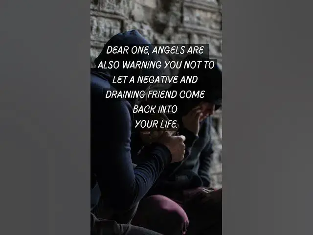 Video thumbnail for 444 Warning A negative and draining friend