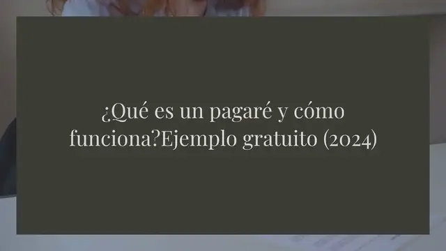 Video thumbnail for ¿Cómo llenar un pagaré? - Formato de pagaré