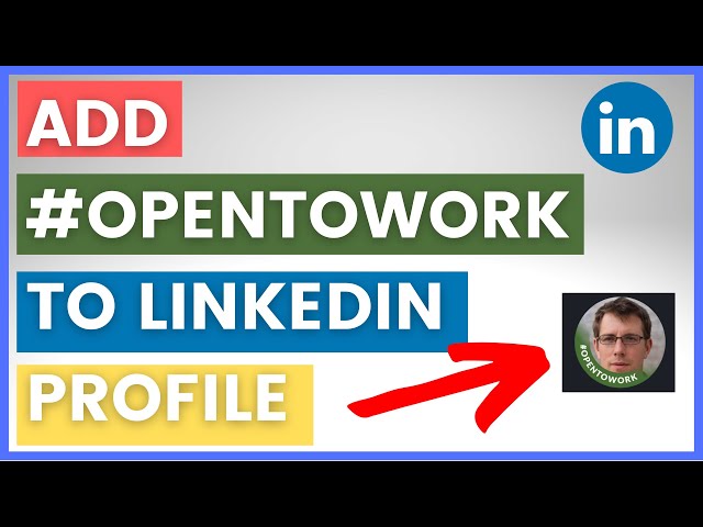 Video thumbnail for How To Add open to work  Frame To Your LinkedIn Profile? [in 2025] (LinkedIn OpenToWork Label)