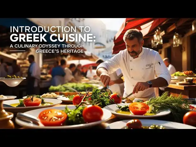 Video thumbnail for Greek Cuisine 101: Journey Through Flavors, History & Tradition