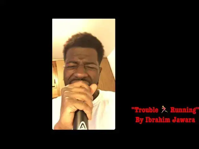 'Video thumbnail for Sad Songs - Trouble Running - Ibrahim Jawara - Jmusic Singer and Songwriter'