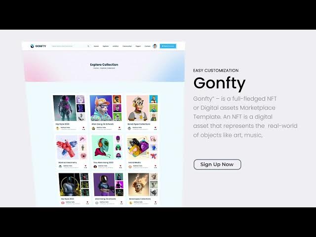 Video thumbnail for NFT Marketplace Figma Template |  The Ultimate Design Solution for NFT Creators! | NFT Template