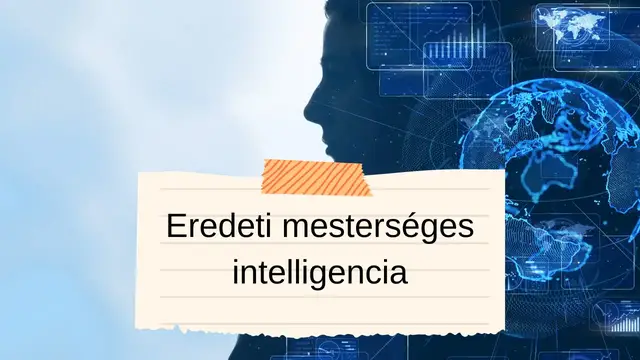 Video thumbnail for Eredeti mesterséges intelligencia