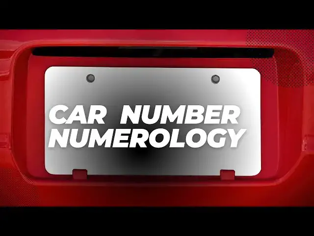 Video thumbnail for Car Number Numerology: video blog