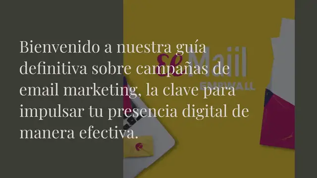 Video thumbnail for Domina las Campañas de Email Marketing: Guía Práctica