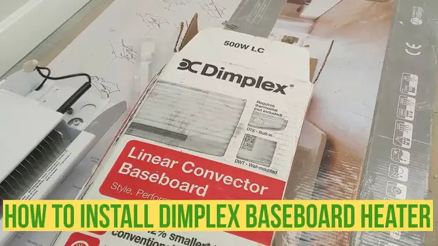 Video thumbnail for How to install A Dimplex BASEBOARD Heater