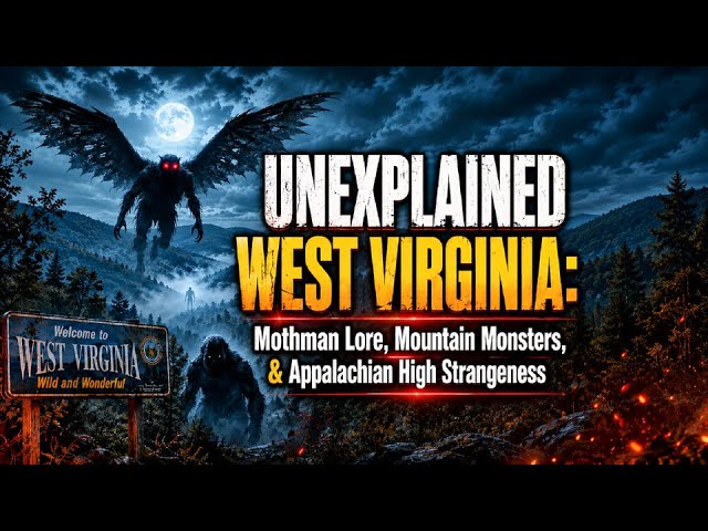 Video thumbnail for UNEXPLAINED WEST VIRGINIA: Mothman Lore, Mountain Monsters, & Appalachian High Strangeness