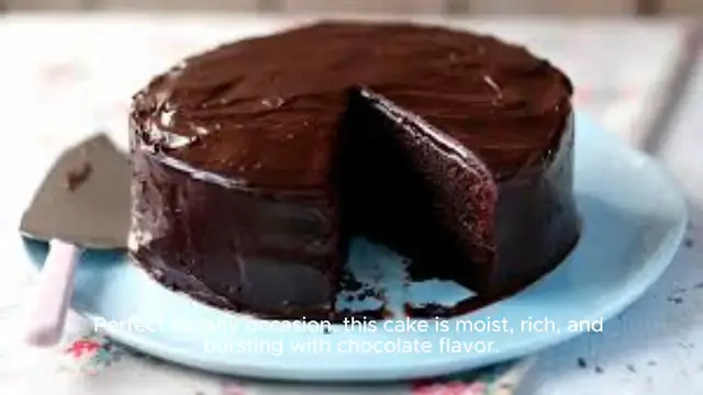Video thumbnail for Chocolate Cake Recipe