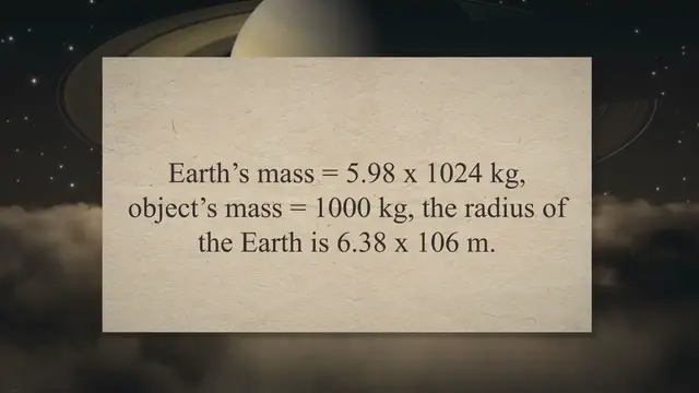 Video thumbnail for Gravitational force Weight – Problems and Solutions