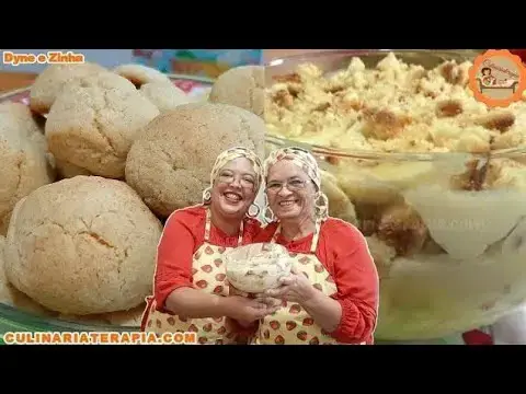 Video thumbnail for Pudim Americano de Banana e Biscoitinhos Amanteigados de Baunilha