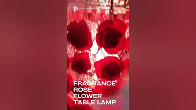 Video thumbnail for Fragrance Rose Flower Table Lamp | Decoration #shorts