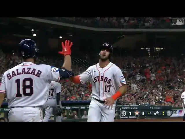 'Video thumbnail for Corey Julks KNOCKS a RBI Sacrifice-Fly, Scoring David Hensley! | Houston Astros | 4/5/2023'