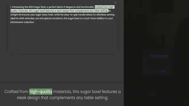 Video thumbnail for 1. Introducing the 2024 Sugar Bowl, a perfect blend of elegance and functionality. Crafted from high-quality materials, this sugar bowl features a sleek design that complements any table setting. Its airtight lid ensures your sugar stays