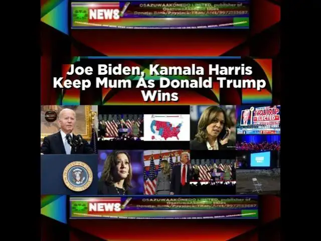 Video thumbnail for Joe Biden, Kamala Harris Keep Mum As Donald Trump Wins