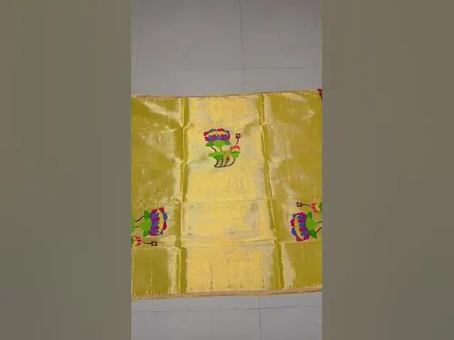 Video thumbnail for journey to handloom Paithani blouse pieces #train #nature #paithani #indianhandlooms #blouse