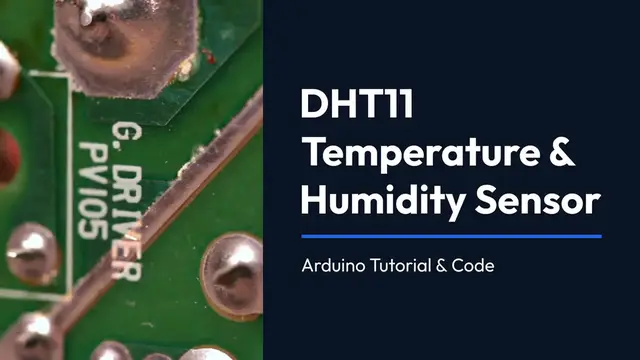 Video thumbnail for DHT11 Temperature Humidity Sensor Arduin