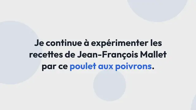 Video thumbnail for Poulet aux poivrons « simplissime »