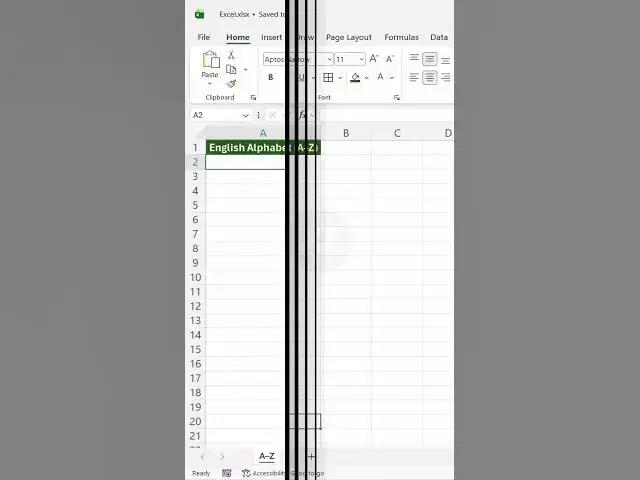 Video thumbnail for Stop Typing A to Z – Auto Generate Instantly #excel #excelforbeginners #exceltips #excelshortcuts