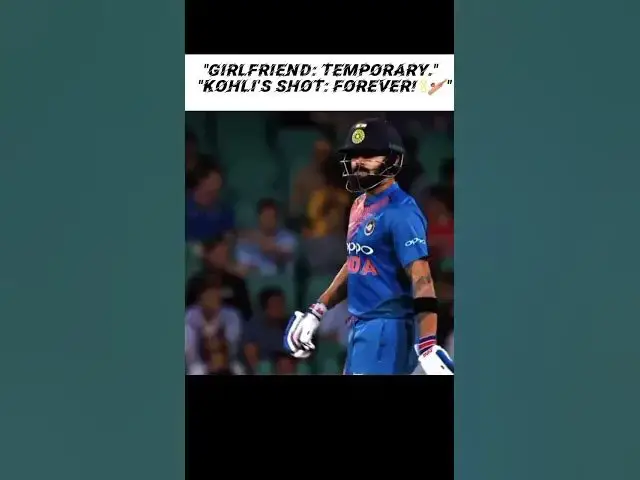 Video thumbnail for "Who needs love when you have Kohli’s cover drive? 😍🔥" #kohlifans #kohlilegacy