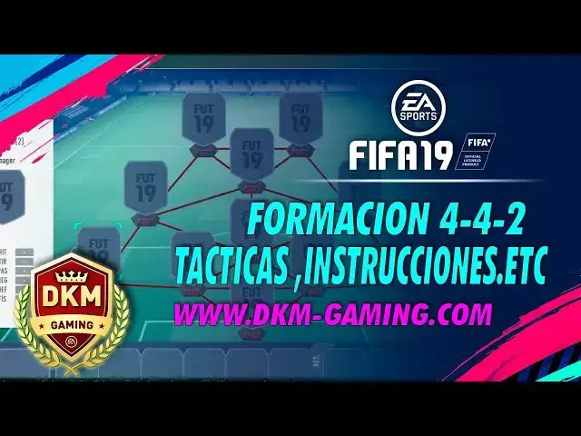Video thumbnail for FIFA 19 ULTIMATE TEAM: FORMACION 442 TACTICAS E INSTRUCCIONES ✔️
