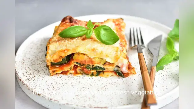 Video thumbnail for veggie lasagna recipe