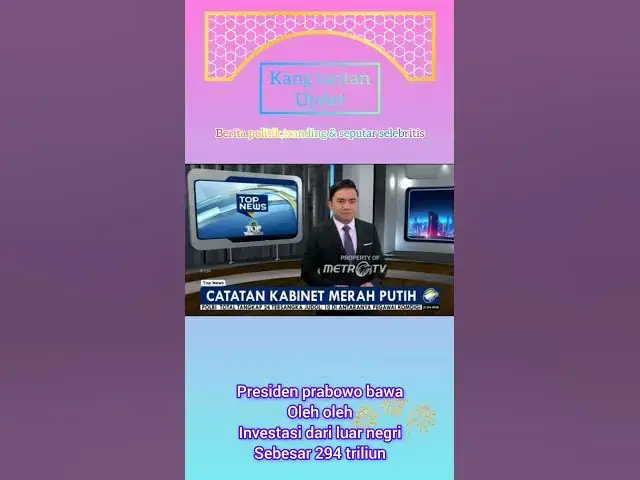 Video thumbnail for #beritaterkini #reels #berita #news #beritahariini #prabowo
