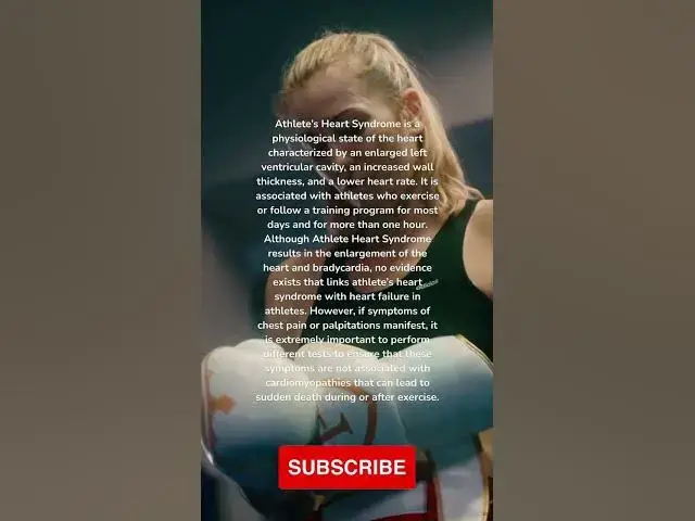 'Video thumbnail for Can An Athletes' Heart Fail Them? #shorts #athlete'sheartsyndrome #athlete #heart'