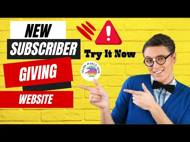 'Video thumbnail for How to Get Subscribers for FREE Using IGSub (2023) @LearnWorldHere'