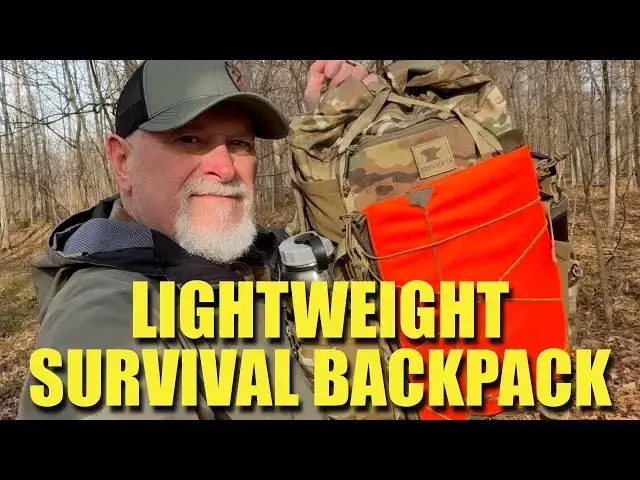 Video thumbnail for How To Build A Lightweight Survival Backpack