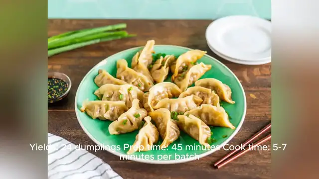 Video thumbnail for chinese dumpling recipe