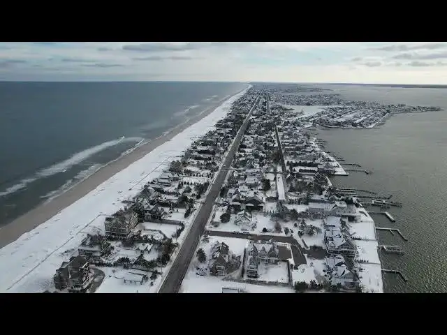 Video thumbnail for Over Mantoloking After the Blizzard