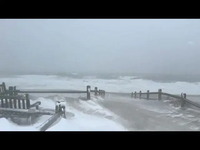 Video thumbnail for Bay Head During the Recent Snowstorm