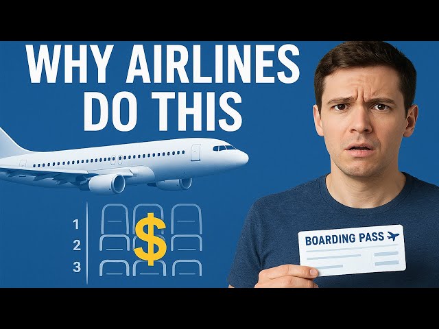 Video thumbnail for Why Airlines Overbook Flights (The Shocking Truth Behind It)