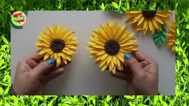 Video thumbnail for How To  Make Paper Sunflower