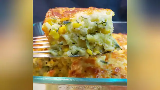 Video thumbnail for corn bread casserole recipe