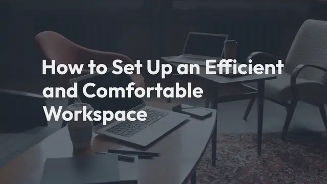 Video thumbnail for Creating a Home Office Space
