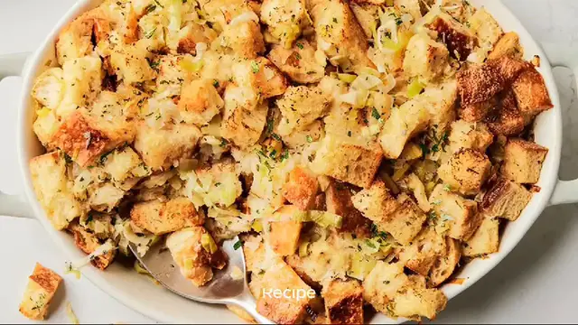 Video thumbnail for stuffing recipe