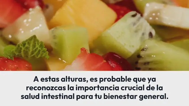 Video thumbnail for Cómo mejorar la flora microbiana en tu intestino en un día