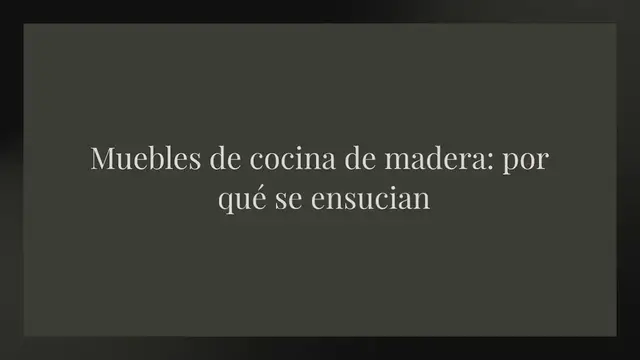 Video thumbnail for Cómo quitar la grasa de los gabinetes de cocina de madera y hacerlos brillar en minutos