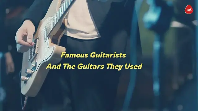 'Video thumbnail for Famous Guitarists and the guitar they used'