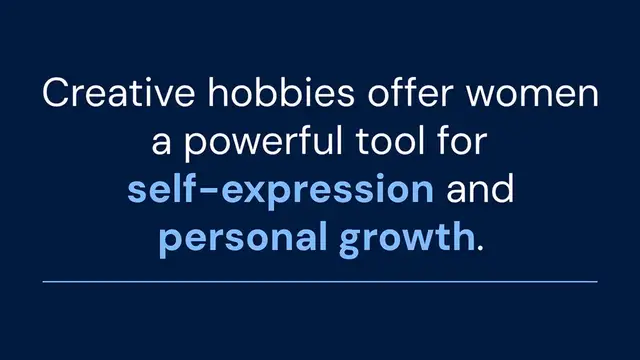 'Video thumbnail for Creative Hobbies for Women'