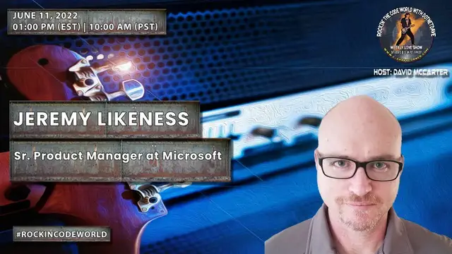 'Video thumbnail for Rockin’ The Code World with dotNetDave ft. Jeremy Likness Ep. 58'